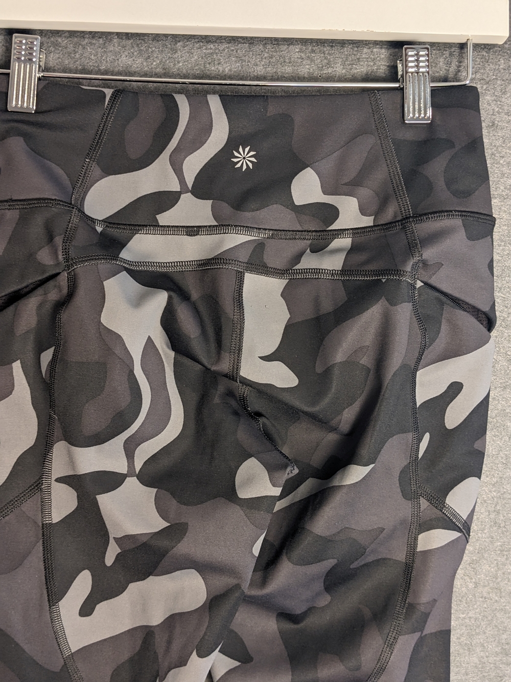 Athleta Gray & Black Camo High-Rise Leggings - Picture 5 of 9